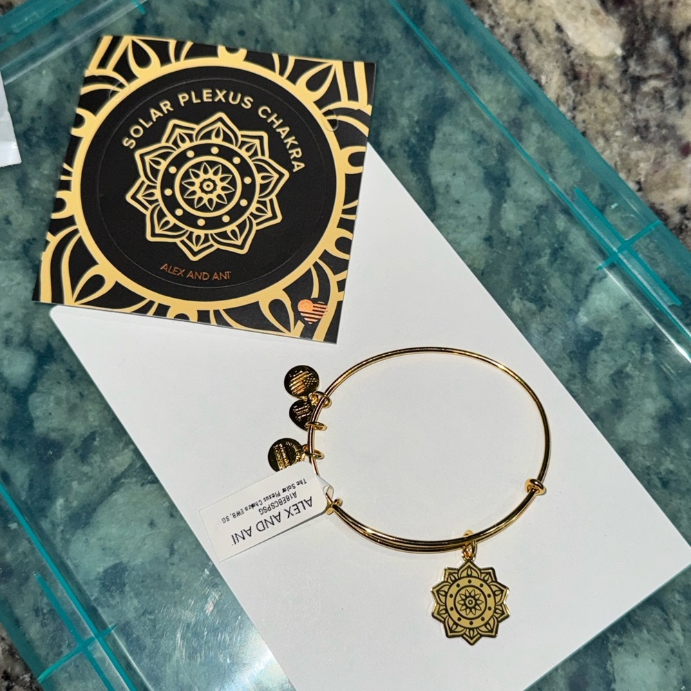 Alex and Ani Gold Chakra Bracelet